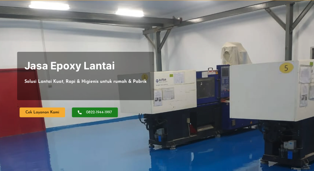 Jasa Epoxy Lantai