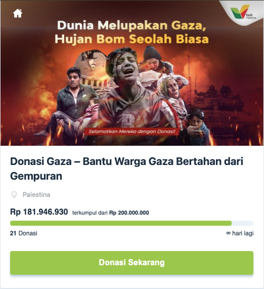 Donasi Gaza