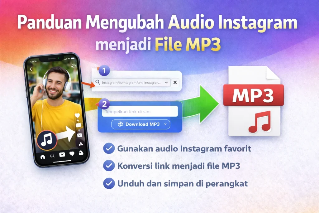 Mengubah Audio Instagram Menjadi