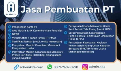 Jasa Pendirian PT