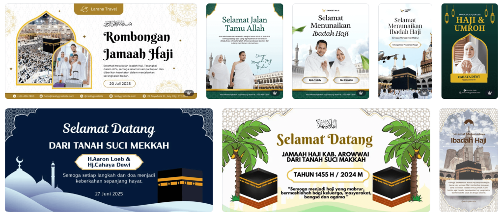 Banner Selamat Datang Haji