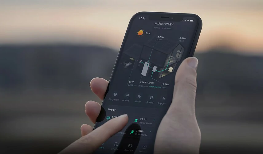 mySigen App energy control platform